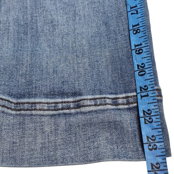 J. Jill Denim High-Rise Full-Leg Crops Button Fly Women's Size 16 - Picture 12 of 13